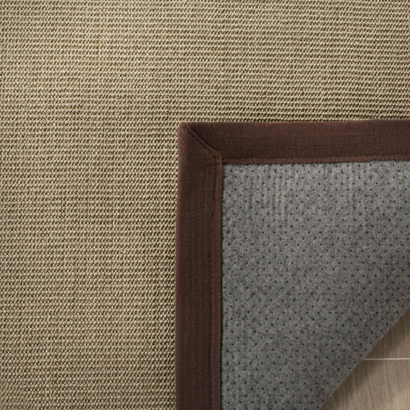 Ruthwell Jut/Sisal Sage/Brown Area Rug, Runner 2'6" x 8'