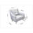 Elegant Wing Chair, 31.9 x 37.4 x 32.3 inches | Durable Beech Wood Frame, 100% Linen Fabric, 21 cm Wooden Legs | 35 DNS Foam for Ultimate Comfort | Perfect for Living Room & Office Decor-983445888