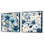 Crawfordville - Ensemble de 2 collages floraux carrés-101852322-101852323