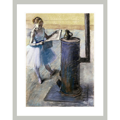 «Dancer Resting» par Edgar Degas, impression giclée encadrée