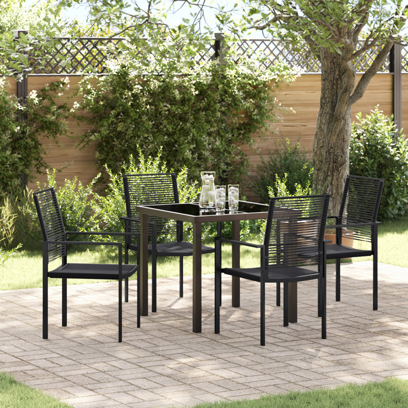 4 - Person Patio Dining Set with Rectangular Table