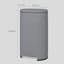 HOMCOM Pedal Bin Fingerprint Proof Soft-close Lid-981950651-981950649
