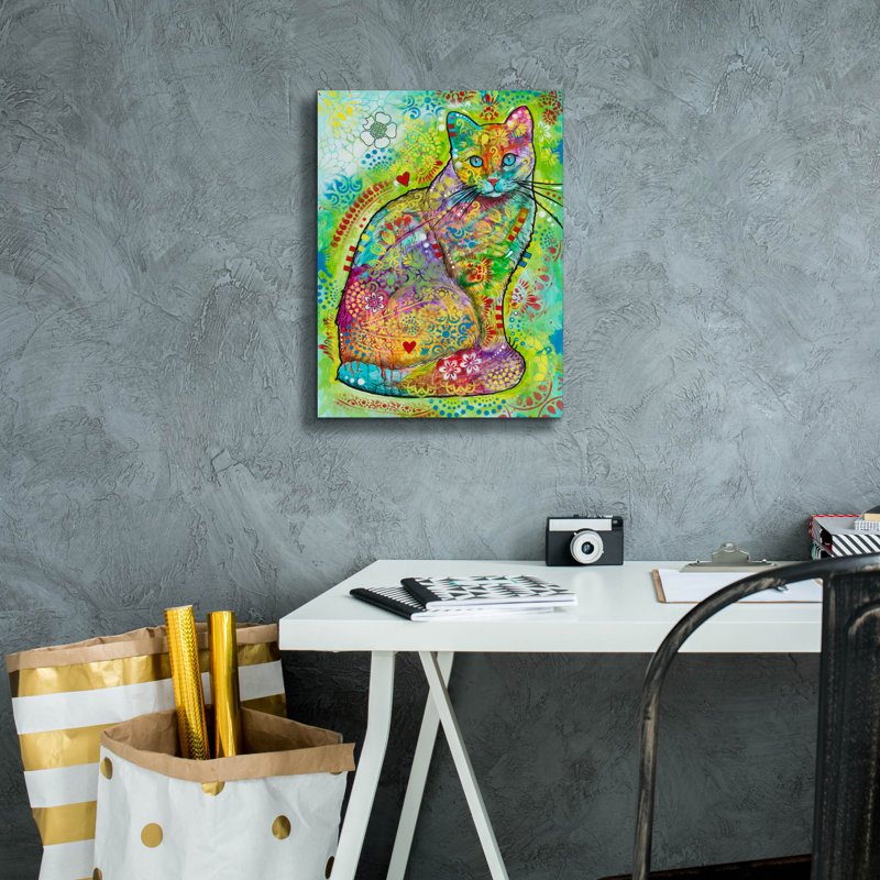 «Lil Blue Eyes» par Dean Russo, art mural sur toile, 26 po x 34 po, H 16 po x l 12 po x P 0,75 po