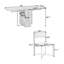 Ensemble de table de salle à manger pratique et élégant avec chaises pliantes et support de rangement, idéal pour une utilisation quotidienne et les rassemblements