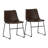 Faux Leather Upholstered Metal Side Chair-64827230