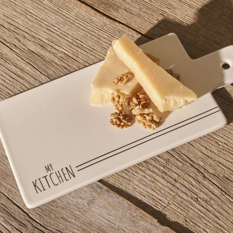 Planche à découper rectangulaire en porcelaine My Kitchen
