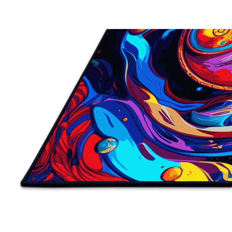 Optical Oasis Rug, Square 3'