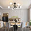 Lustre moderne Tameya Spoutnik avec abat-jour en verre blanc laiteux-1615034980
