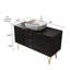 Meuble-lavabo autoportant avec lavabo en marbre 48 po avec lavabo