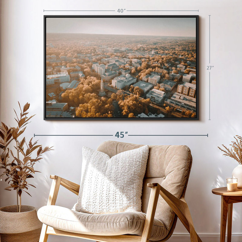 Impression sur toile UNC Campus, H 27 po x l 40 po