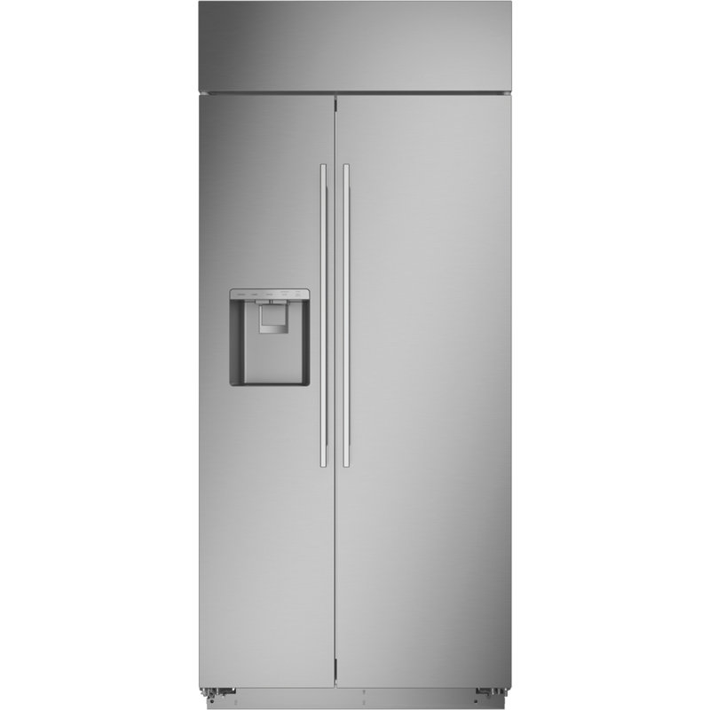 Monogram 36" Built-In Side-By-Side Refrigerator With Dispenser, Minimalist