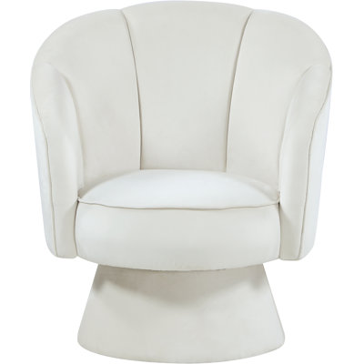 Junji 31"" W Tufted Velvet Swivel Armchair -  Everly Quinn, B8A4F19E7952468BB7DC838DBD1F982D