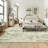 Washable 5X7 Green Area Rug - Stain Resistant Non-Slip Printed Rug For Living Room Bedroom, Foldable Machine Washable Rug-1943137758-1943137759