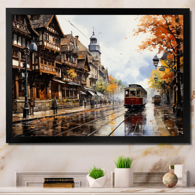 Germany German Timberline II - Cityscapes Framed Canvas Prints