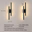 58cm Black Acrylic LED Wall Sconce with Adjustable Light 