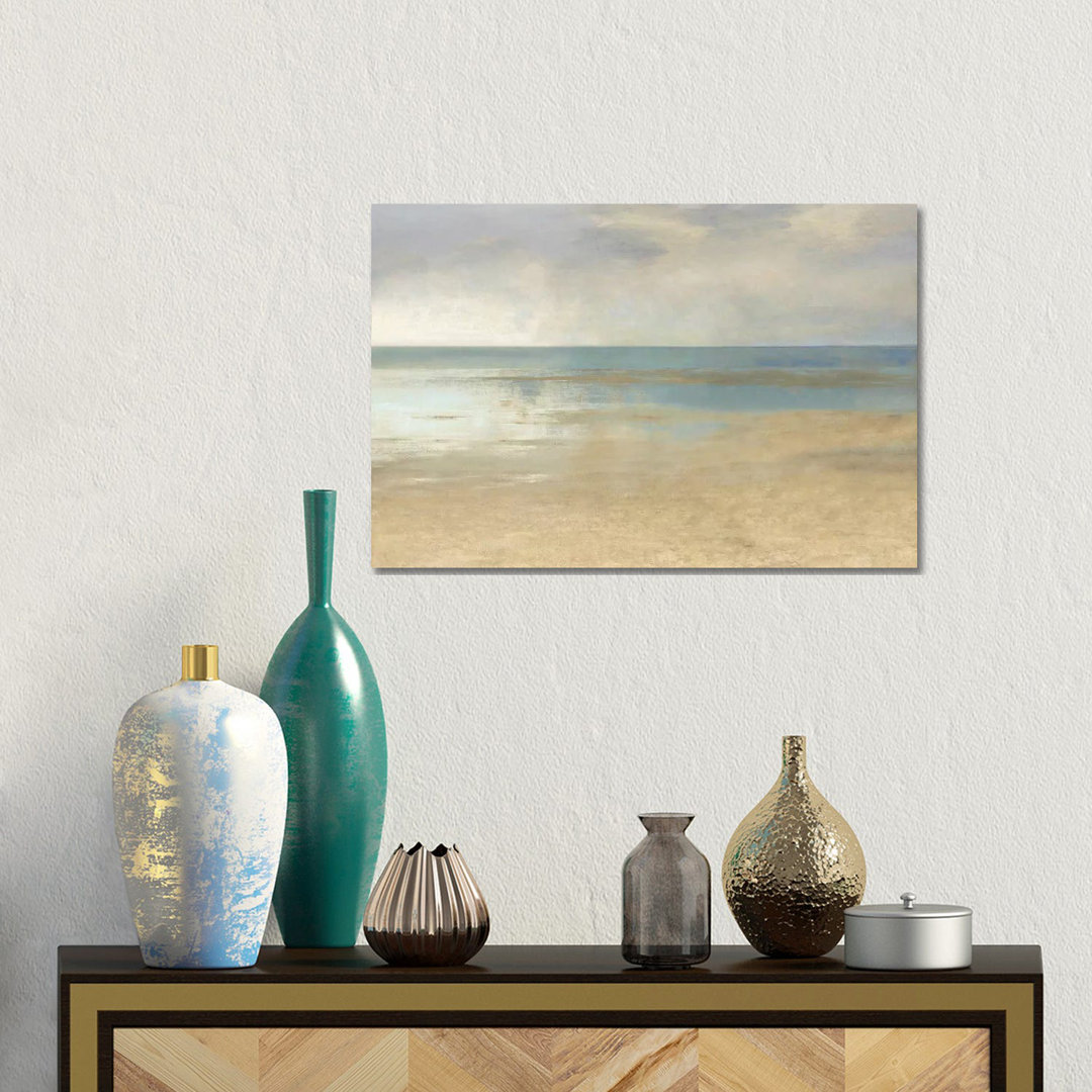 'Pastel Seascape I' Graphic Art on Wrapped Canvas