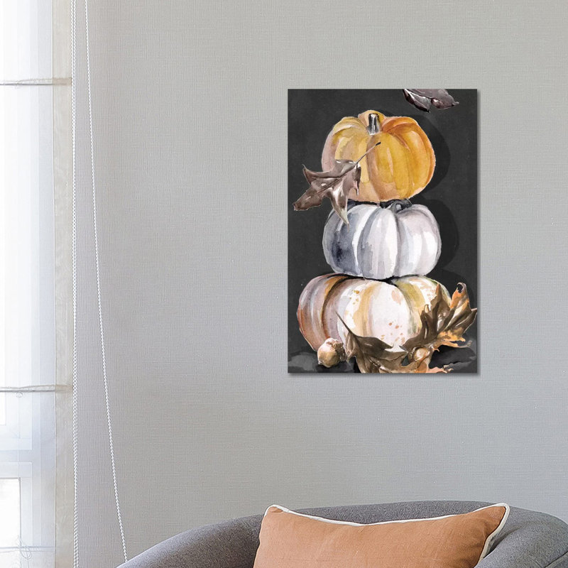 Harvest Pumpkins Collection B by Jennifer Paxton Parker - Wrapped Canvas Painting, 66.04 cm H x 45.72 cm W x 3.175 cm D