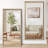 Full-Body Floor Mirror With Artificial Wood Frame, Elegant Design And Durability, A Must-Have For Bedrooms, Clothing Stores And Salons