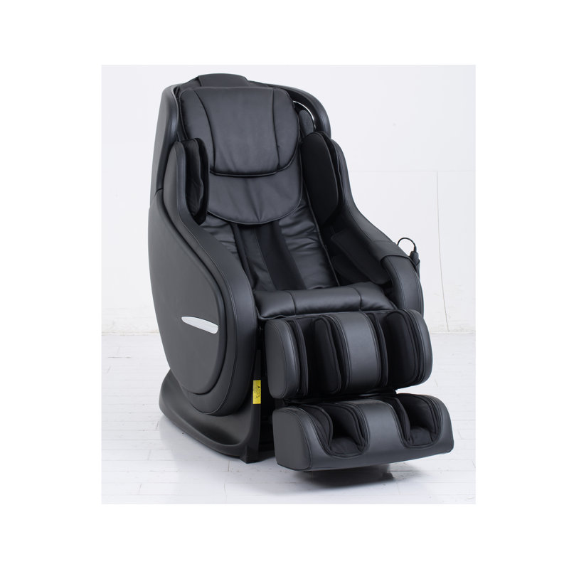 Fauteuil en cuir pleine grandeur , Similicuir noir