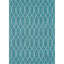 Tapis intérieur / extérieur bleu sarcelle Joniell-200652506