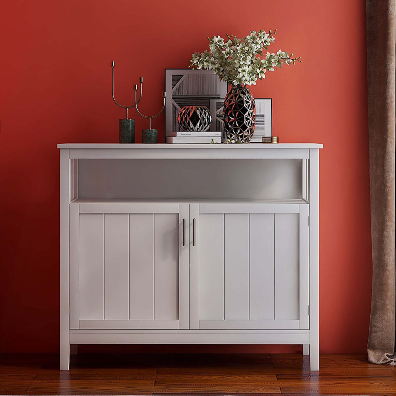 Kitchen Storage Sideboard And Buffet Server Cabinet With 2 Doors