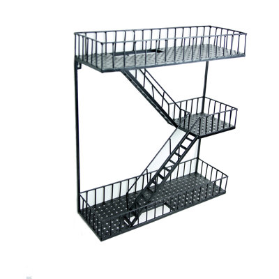 Metal Wall Organizer with Staircase Organizer