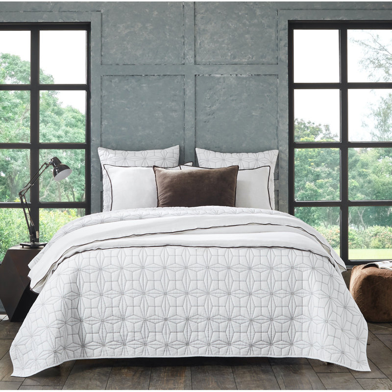 Gerdemie Quilt, King Quilt, Gray