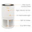 Air Purifier UV Light for Up To 300 Sq. Ft. with HEPA filter, For Small To Medium Sized Rooms