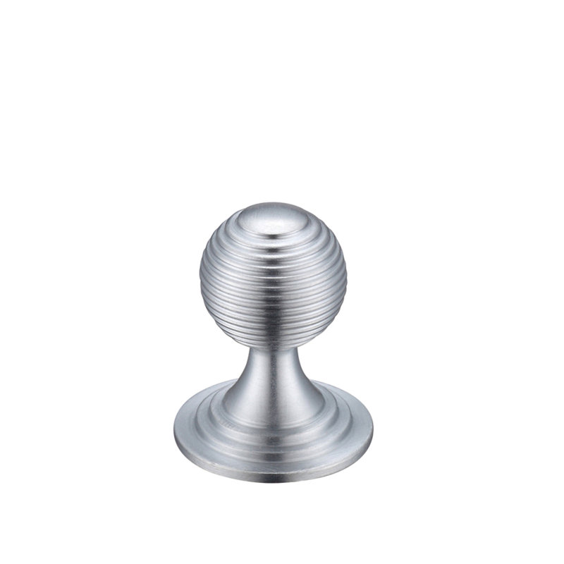 25mm Diameter Round Knob, Satin Chrome