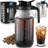 Zulay 32oz Cold Brew Maker - Mason Jar Glass, Leak-Proof Lid, Fine-Mesh Stainless Steel Filter-104572591-114612659