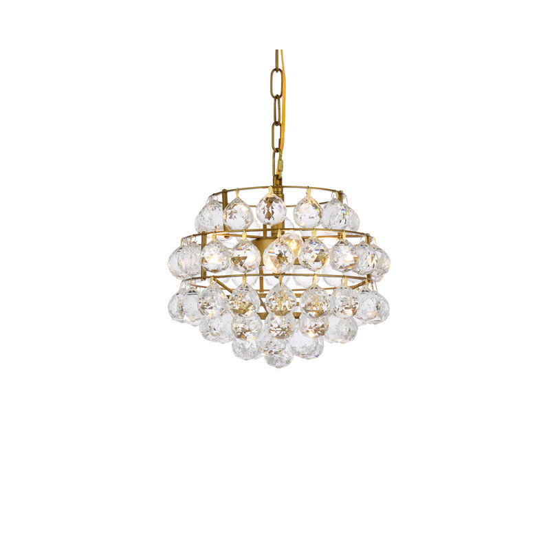 Kieron 3 - Light Unique/Statement Pendant, Brass, 72" H x 12" W x 12" D