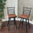 Napa Swivel Upholstered 30'' Bar Stool with Aluminum Frame ( Set of 2)-763361907