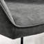 Eubanks Luxury Fabric Upholstered Dining Chair with Chrome Metal Legs - Modern Home-1430270369-1430270382