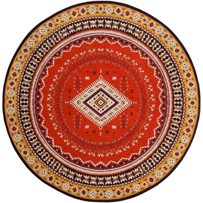 Tapis orange / or Aderito