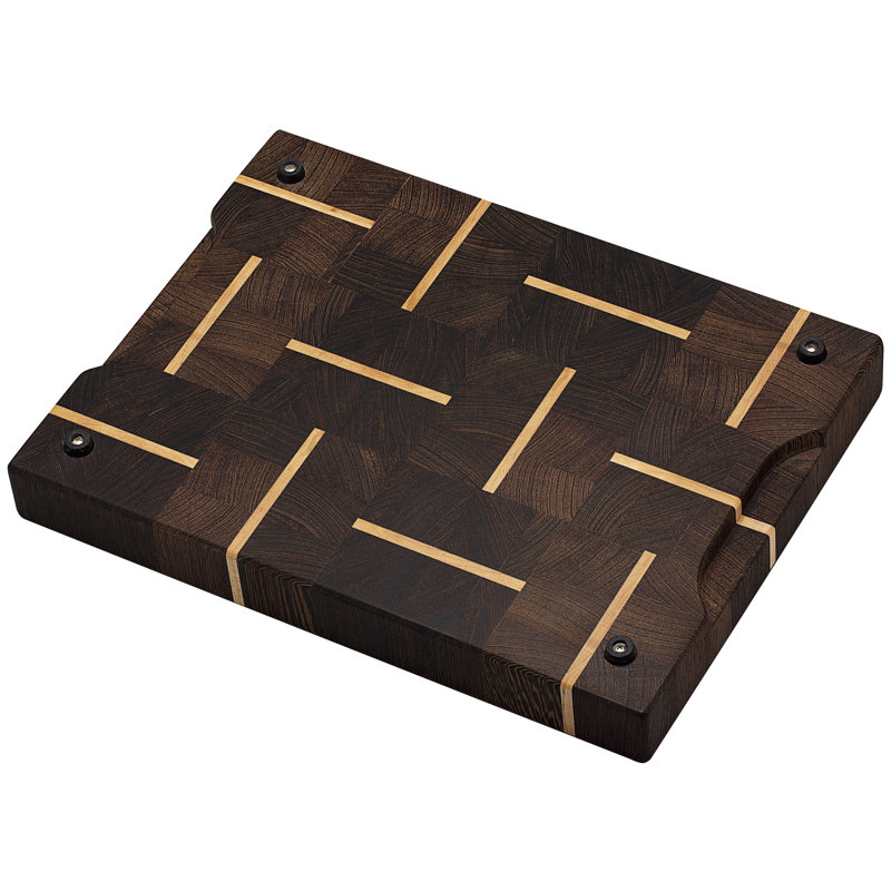 Maple/Wenge Wood Cutting Board, 16" W x 23" L