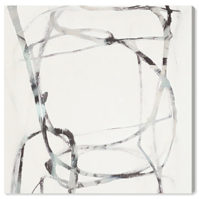 Water Powders Canvas Black And White Abstract Art By Notoriart