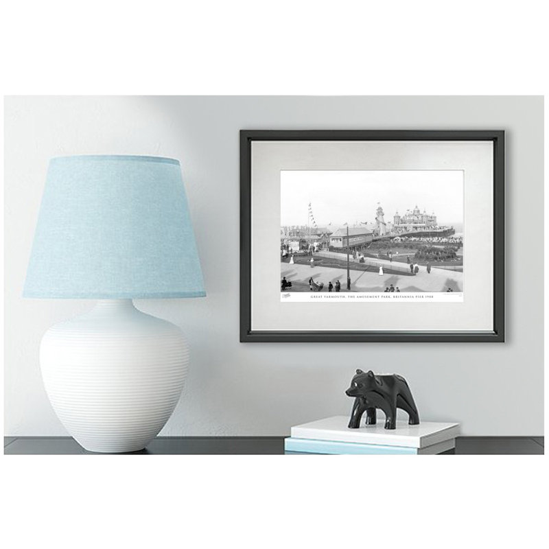 Great Yarmouth, The Amusement Park, Britannia Pier 1908 by Francis Frith - Single Picture Frame Print