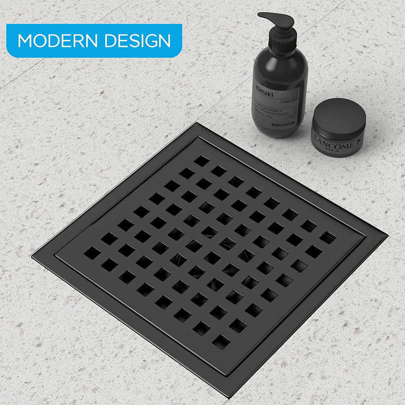 Tile In Shower Drain, Black