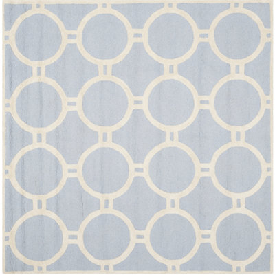 Sanyla Cambridge Hand Tufted Wool Geometric Rug