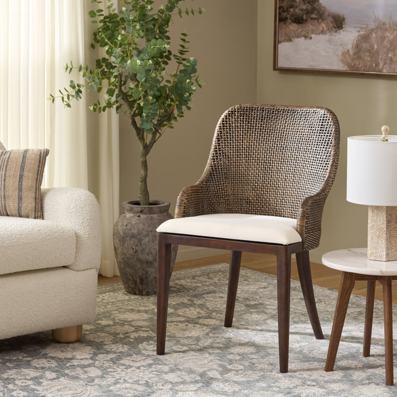 Fauteuil d'appoint Everton, Marron clair