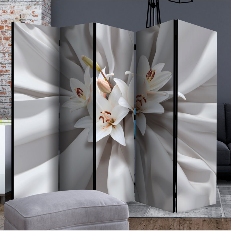 Shallotte 172cm H Folding Room Divider, 5