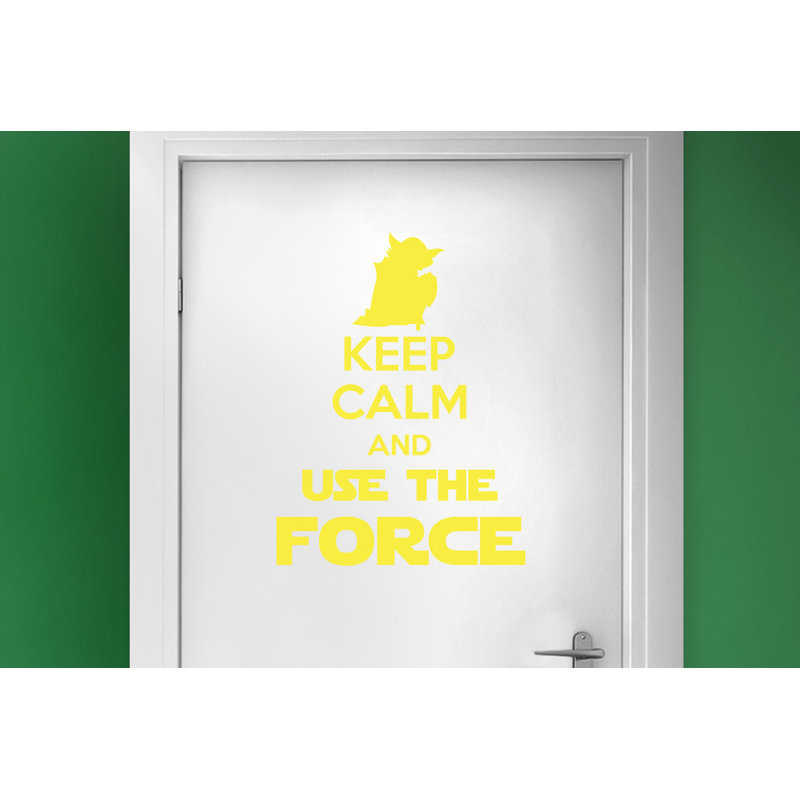Wall Decal, Bright Yellow
