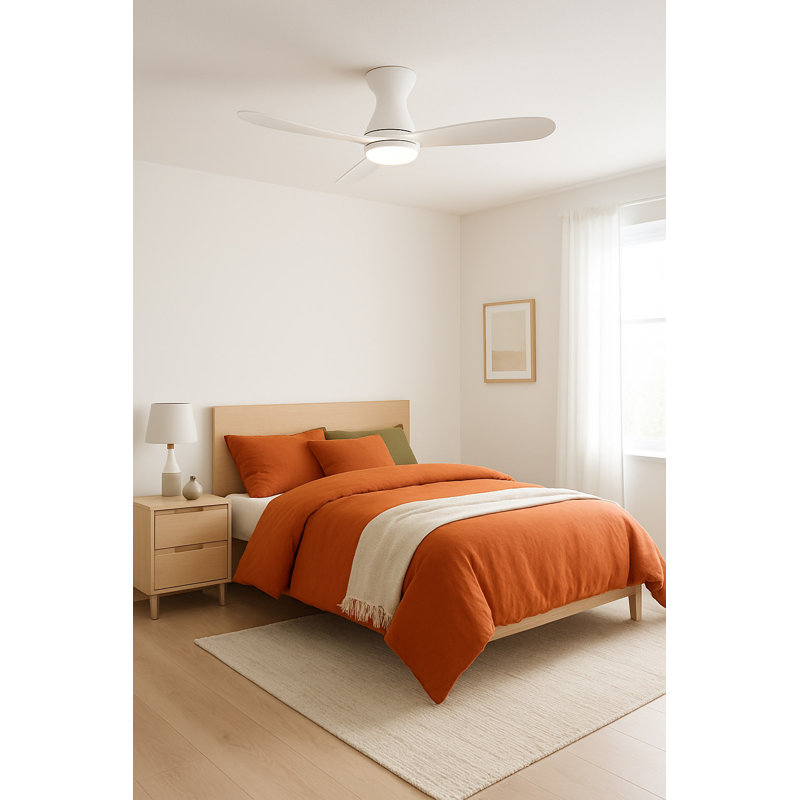 Ventilateur intelligent DEL intégré Swell Flush, Blanc