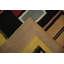 Tapis coloré multicolore contemporain 9 x 13