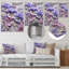 Fleurs - Violet, art mural, salon-1040023958-1040023956