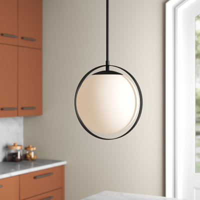 Luminaire suspendu sphère 1 lumière Chares