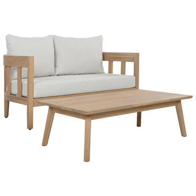 Dasmon Patio Bench + Table