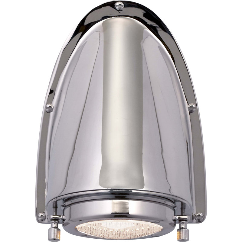 Ralph Lauren Home Grant 1 Light Flush Mounted Sconce, Polished Nickel