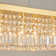 Anacelia 31.5''/39''/47'' Crystal Chandelier, Modern Kitchen Island Square/rectangle Chandelier with Crystal Accents