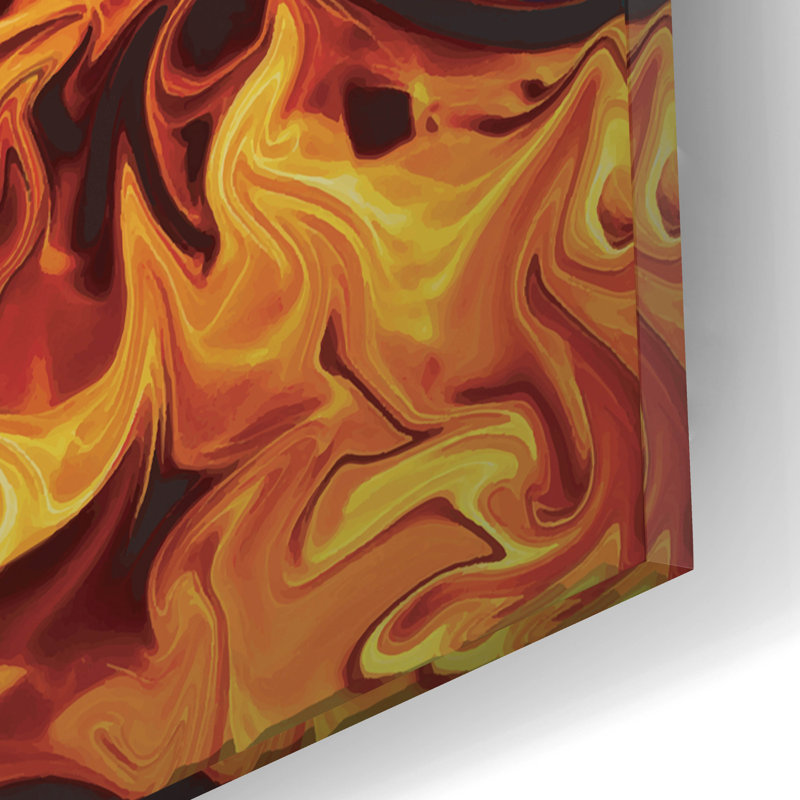 Red Barrel Studio® «Dracula-01» par Michael Stewart, art mural en verre acrylique, ACR-48539, H 16 po x l 12 po x P 0,13 po